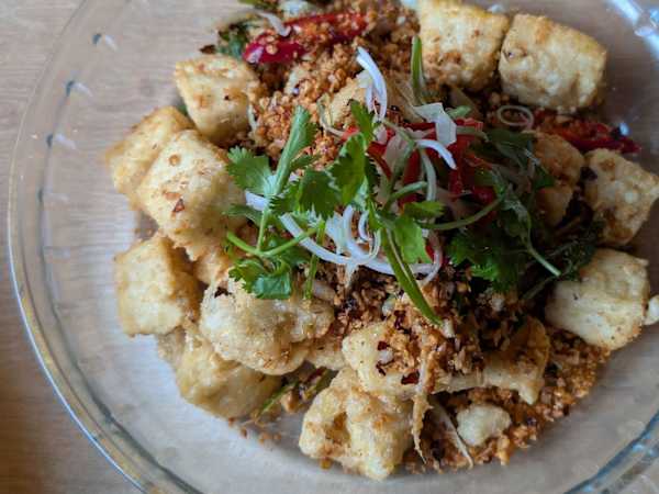 Tofu Szechuan (Scharf)